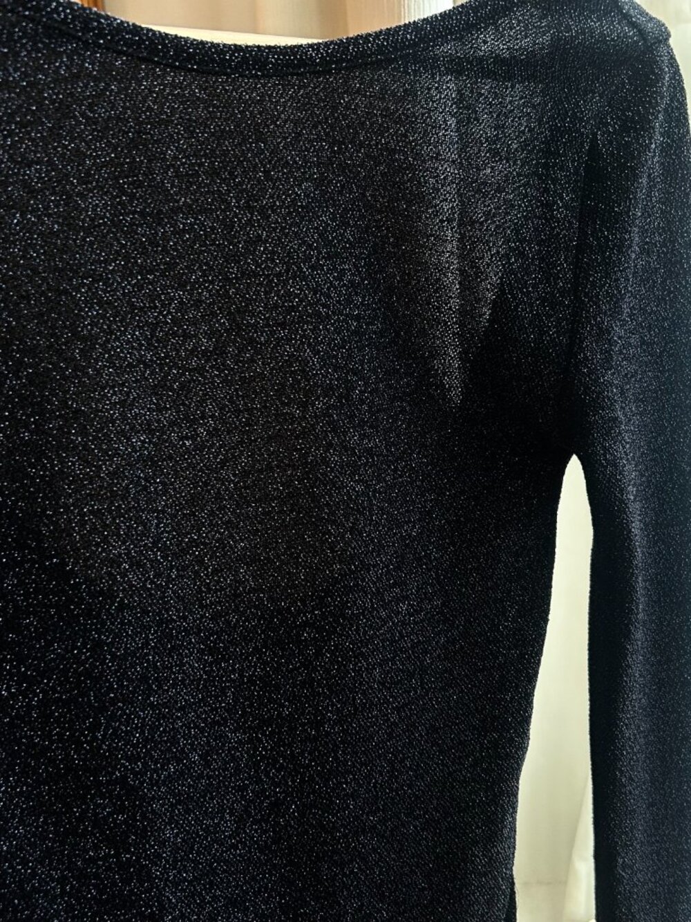 Rouje Solyana T-shirt - Lurex Marine Size 34 - Picture 5 of 9